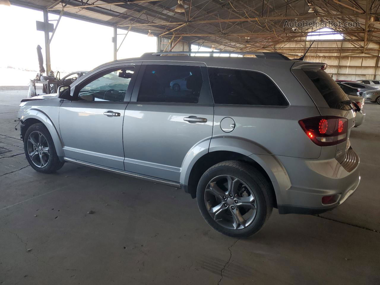 2016 Dodge Journey Crossroad Silver vin: 3C4PDCGG0GT229072