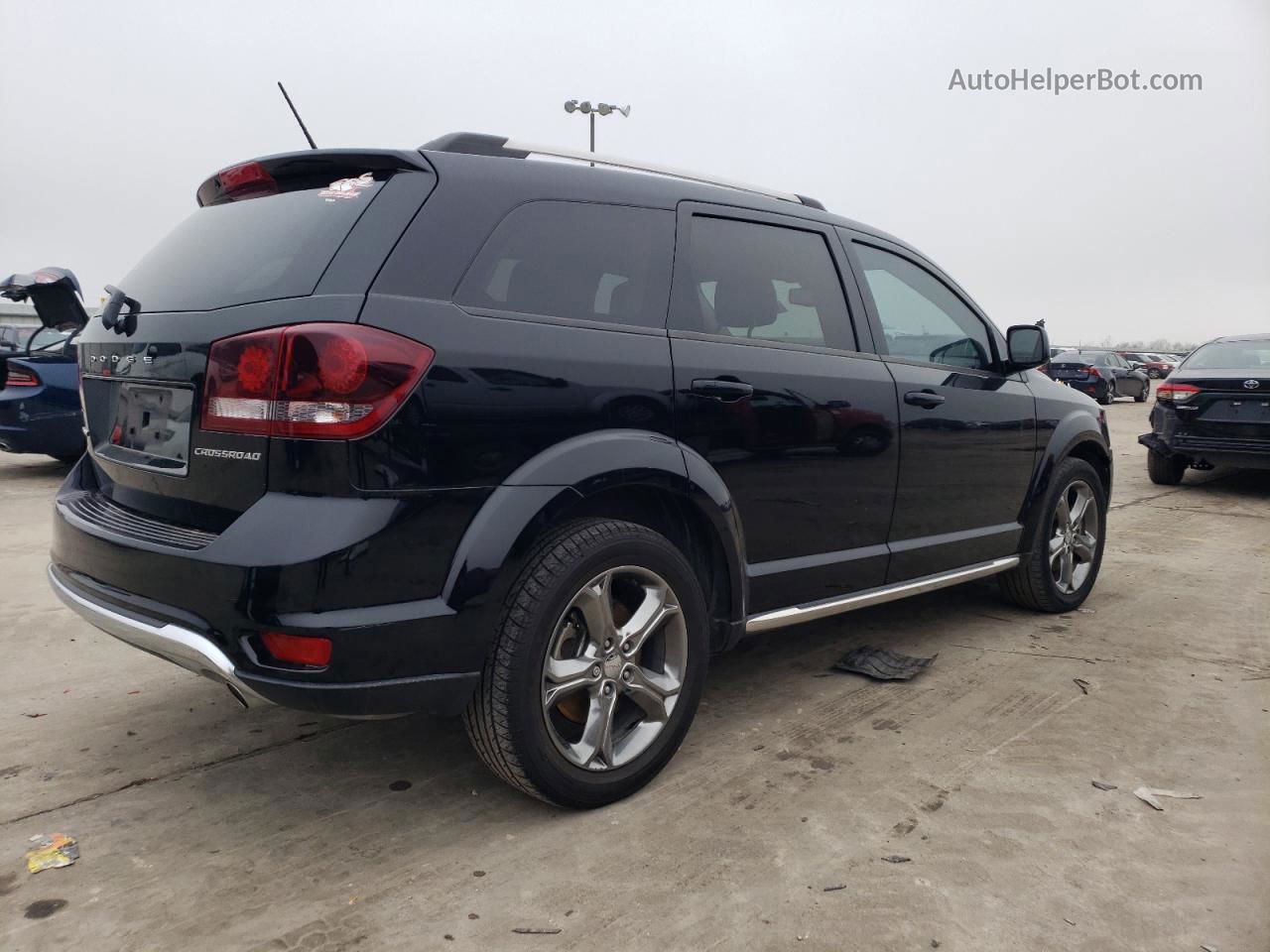 2017 Dodge Journey Crossroad Black vin: 3C4PDCGG0HT516932