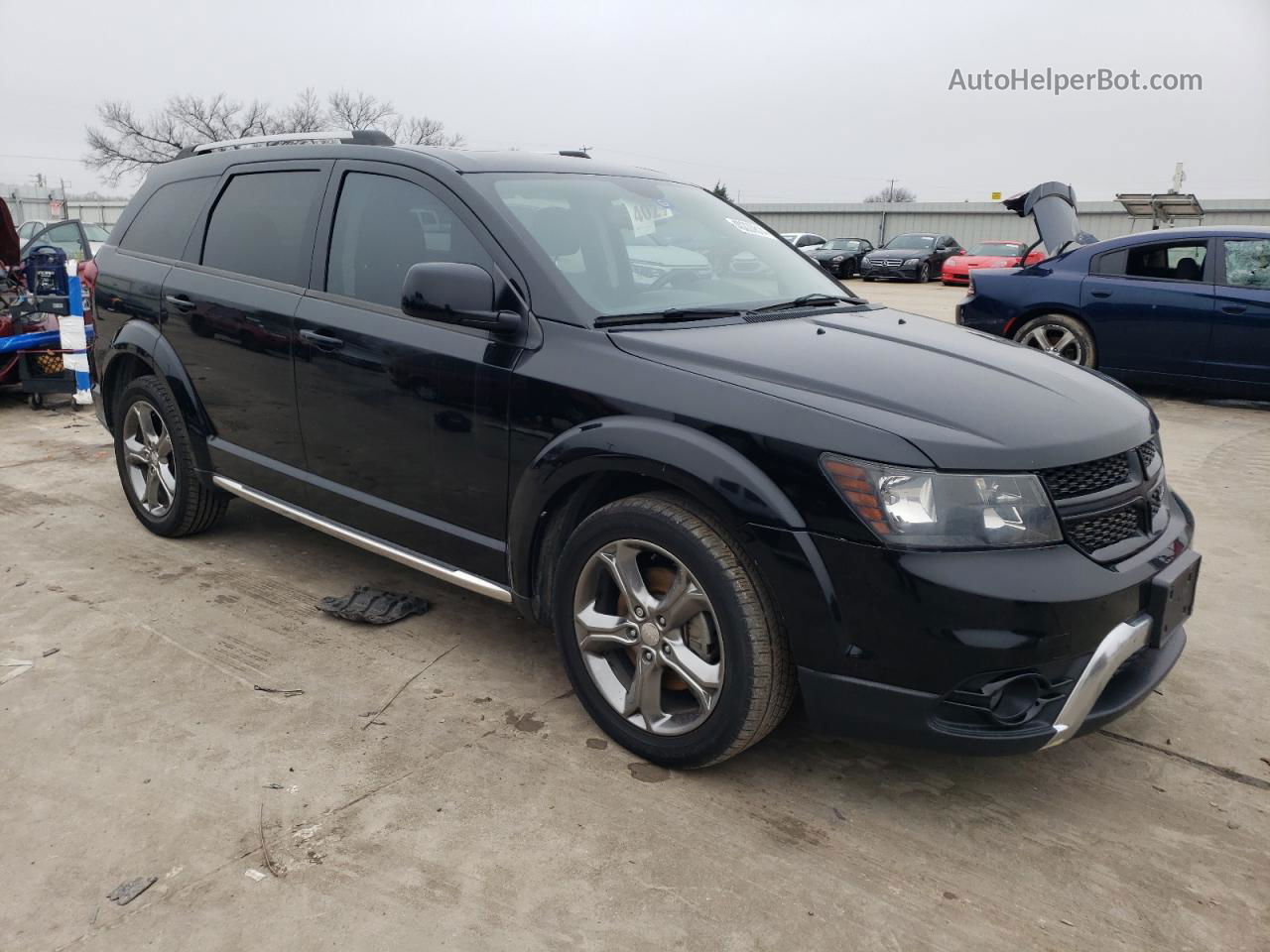 2017 Dodge Journey Crossroad Black vin: 3C4PDCGG0HT516932