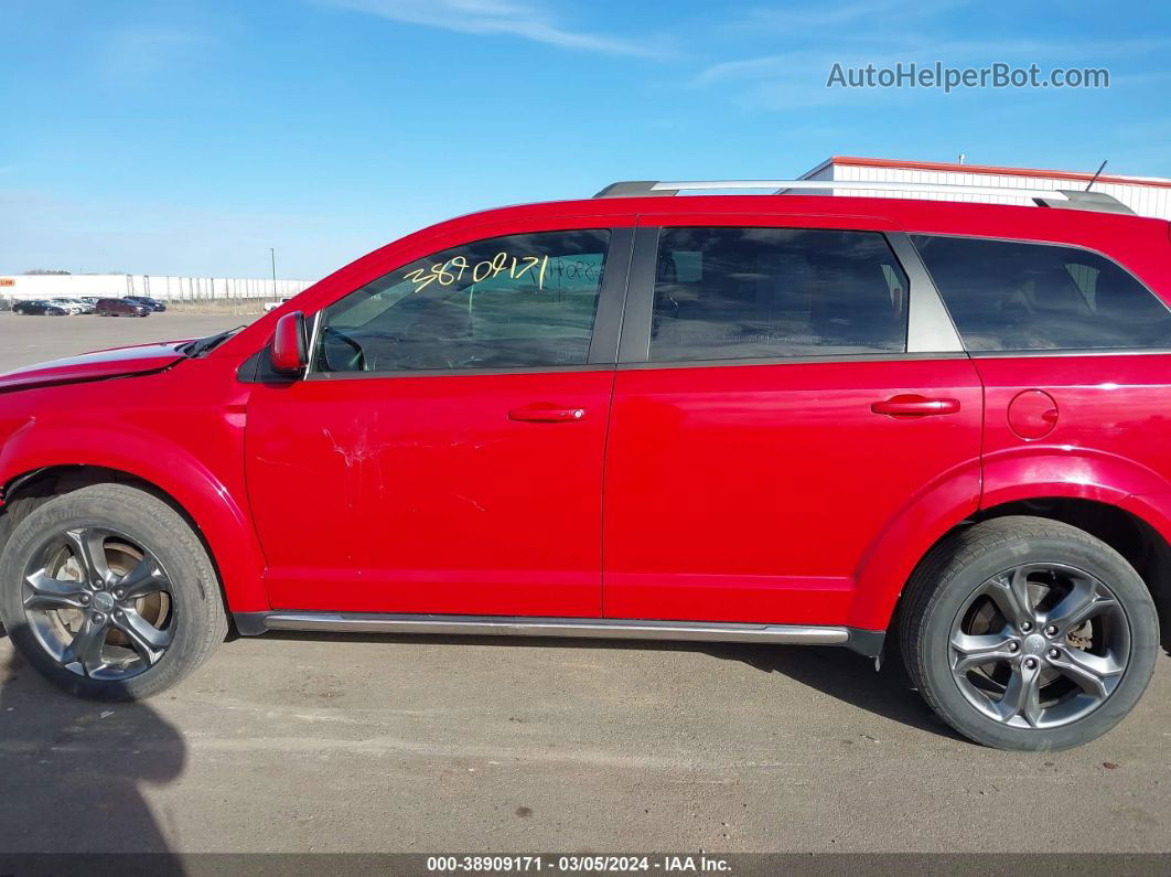 2015 Dodge Journey Crossroad Red vin: 3C4PDCGG1FT735492