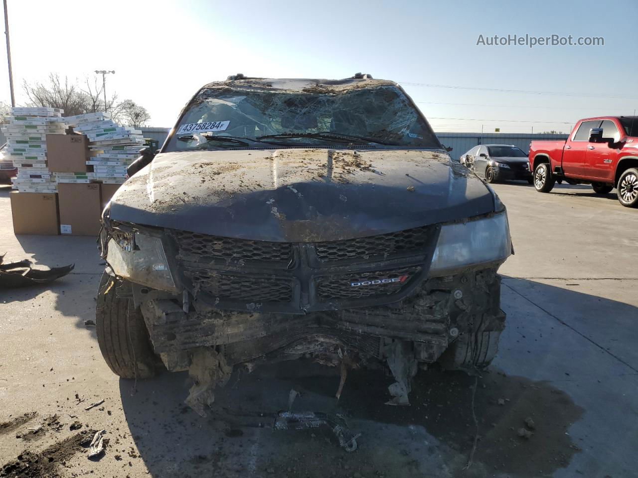 2016 Dodge Journey Crossroad Gray vin: 3C4PDCGG1GT111239