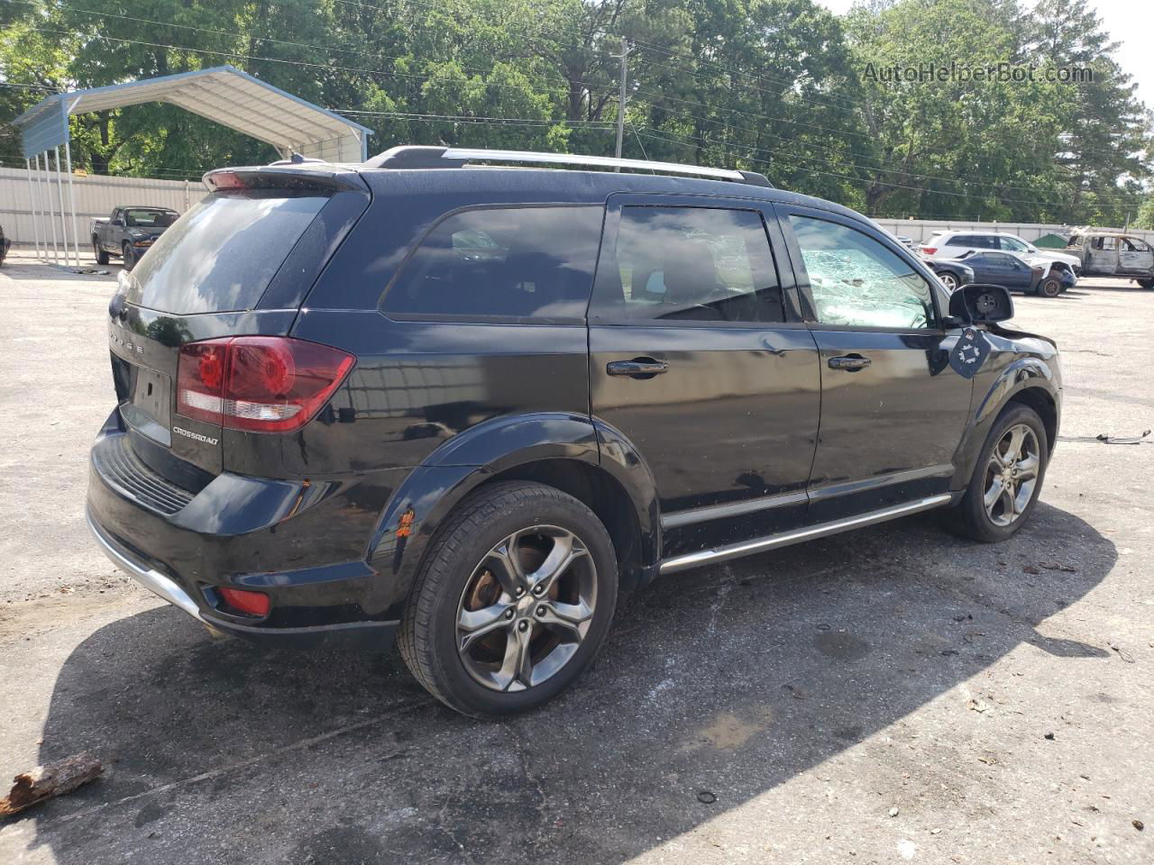 2016 Dodge Journey Crossroad Black vin: 3C4PDCGG1GT116179