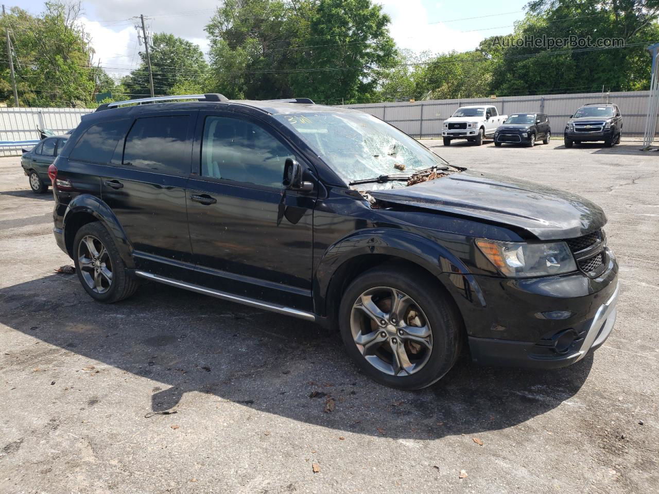 2016 Dodge Journey Crossroad Black vin: 3C4PDCGG1GT116179