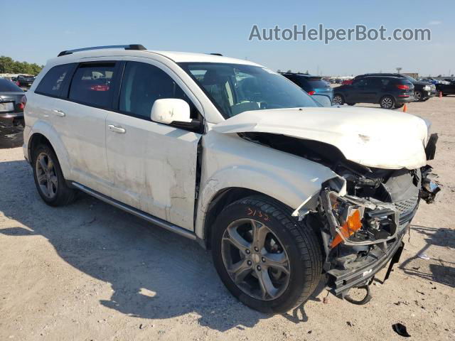 2016 Dodge Journey Crossroad White vin: 3C4PDCGG1GT214497