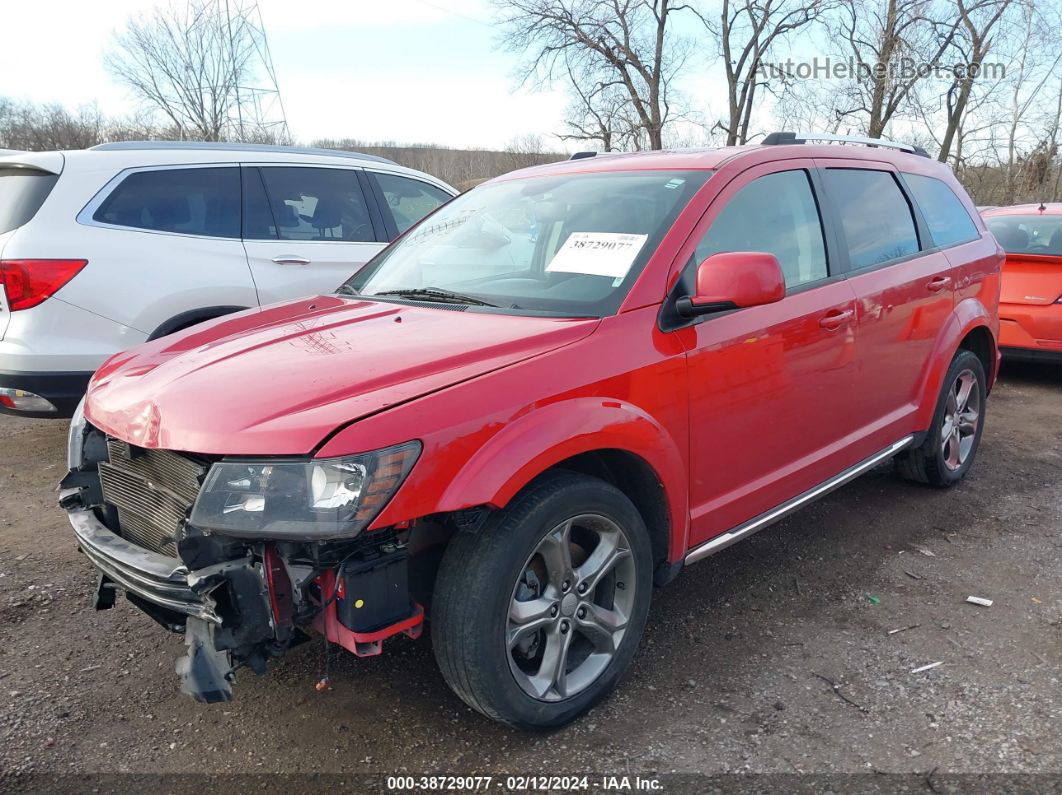 2017 Dodge Journey Crossroad Plus Red vin: 3C4PDCGG1HT542892