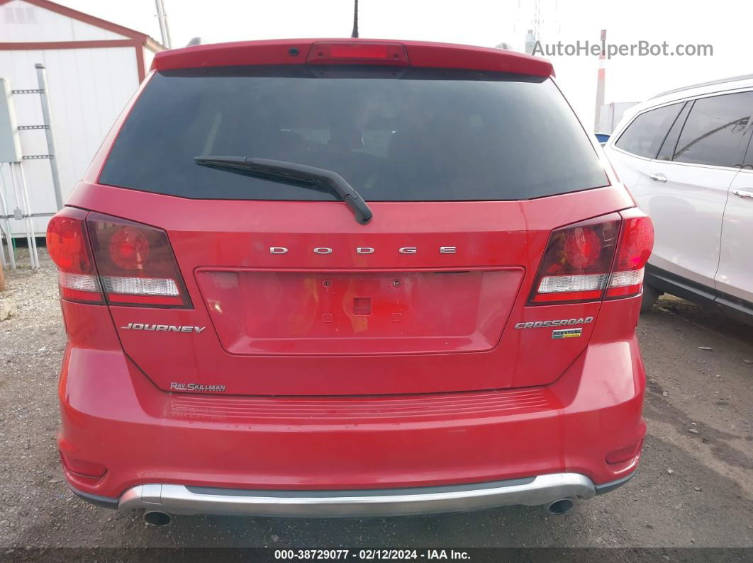 2017 Dodge Journey Crossroad Plus Red vin: 3C4PDCGG1HT542892