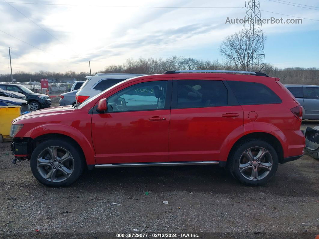 2017 Dodge Journey Crossroad Plus Красный vin: 3C4PDCGG1HT542892