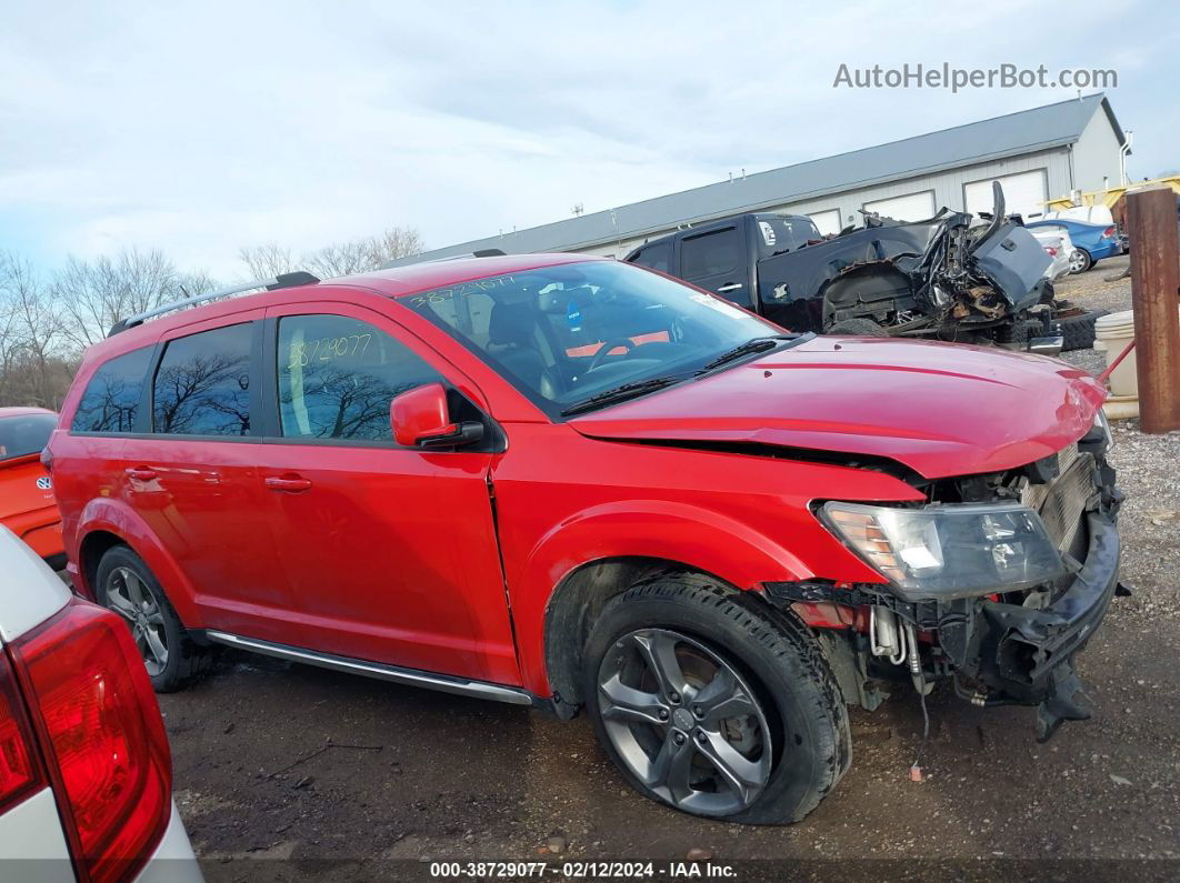 2017 Dodge Journey Crossroad Plus Красный vin: 3C4PDCGG1HT542892