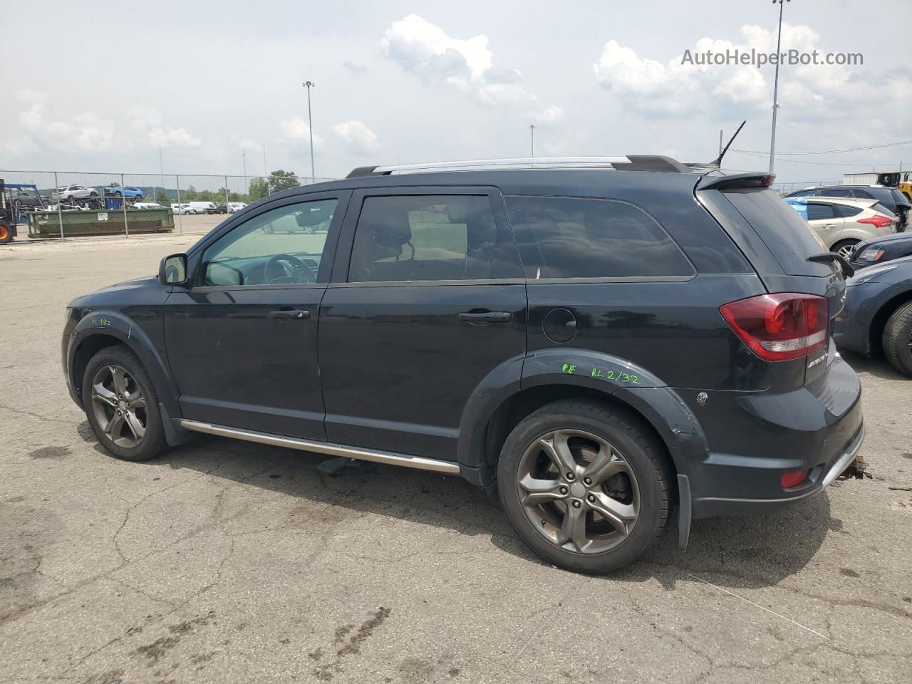 2014 Dodge Journey Crossroad Черный vin: 3C4PDCGG2ET293577