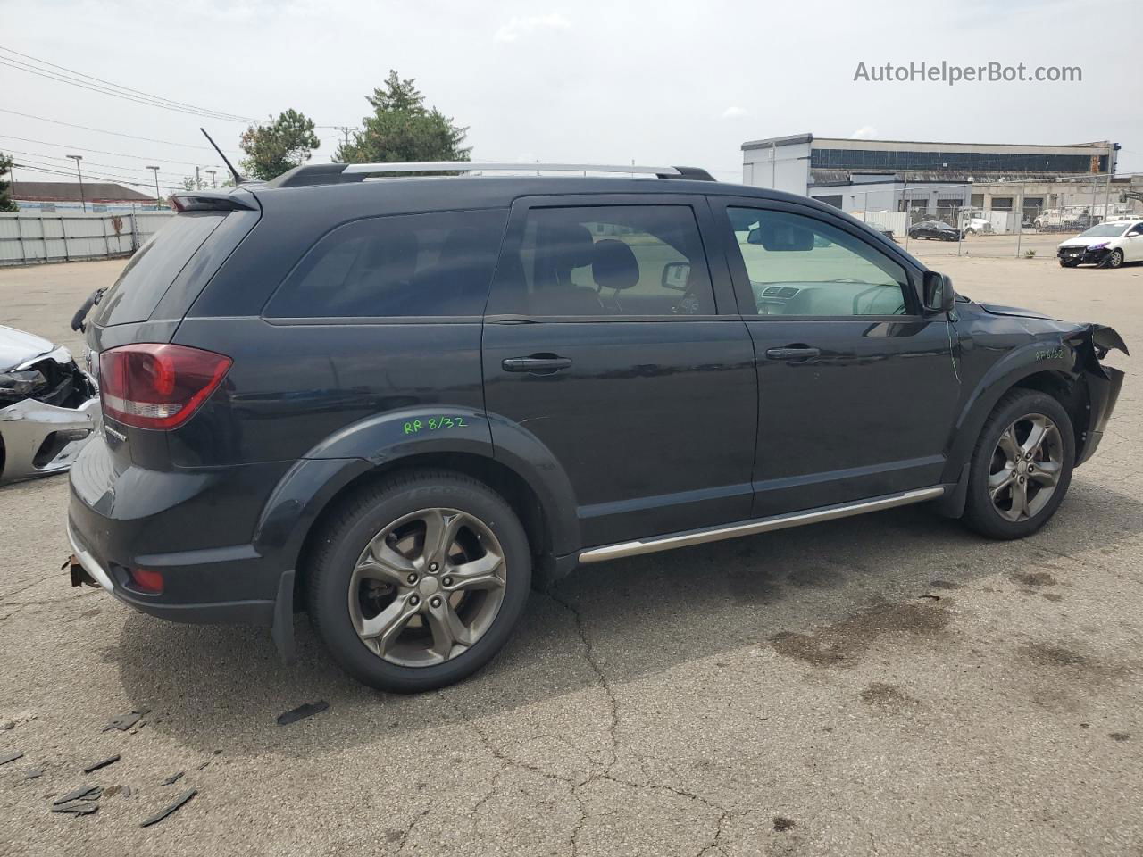 2014 Dodge Journey Crossroad Black vin: 3C4PDCGG2ET293577