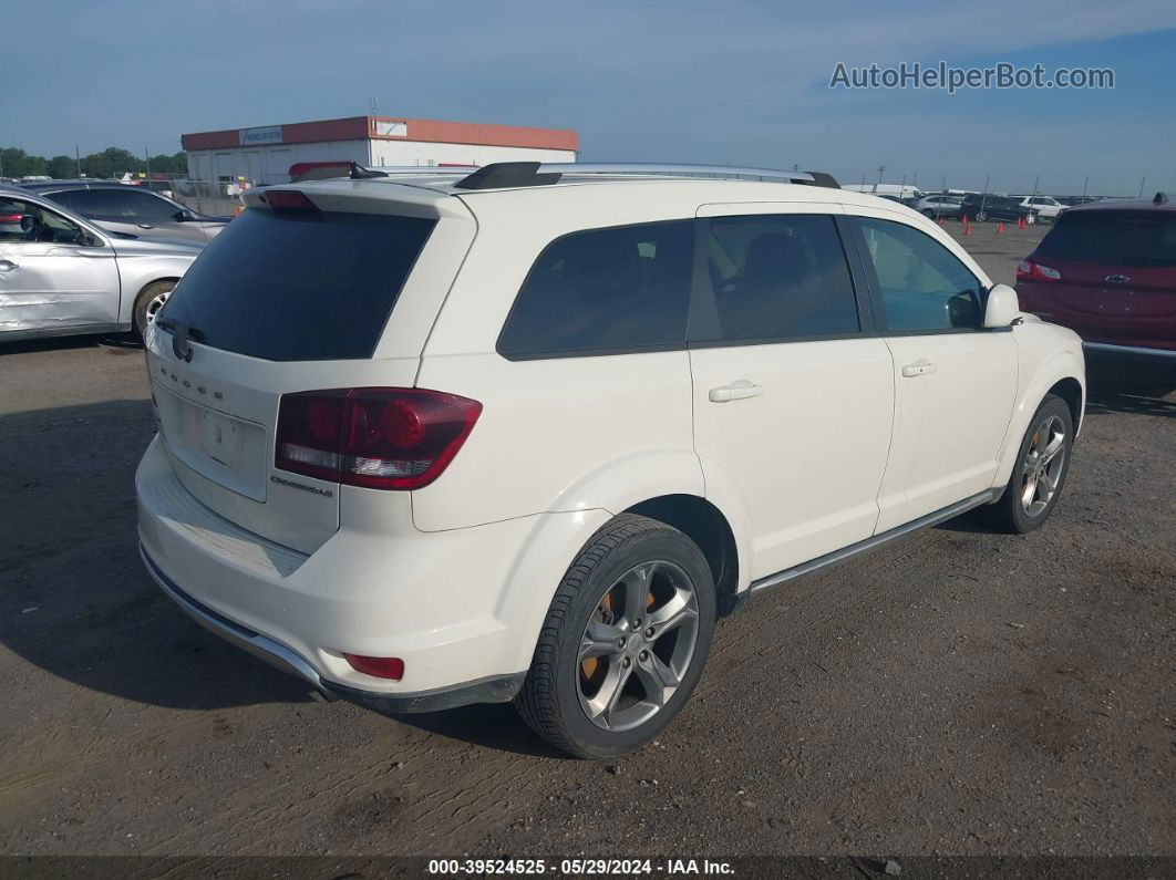 2016 Dodge Journey Crossroad White vin: 3C4PDCGG2GT138532