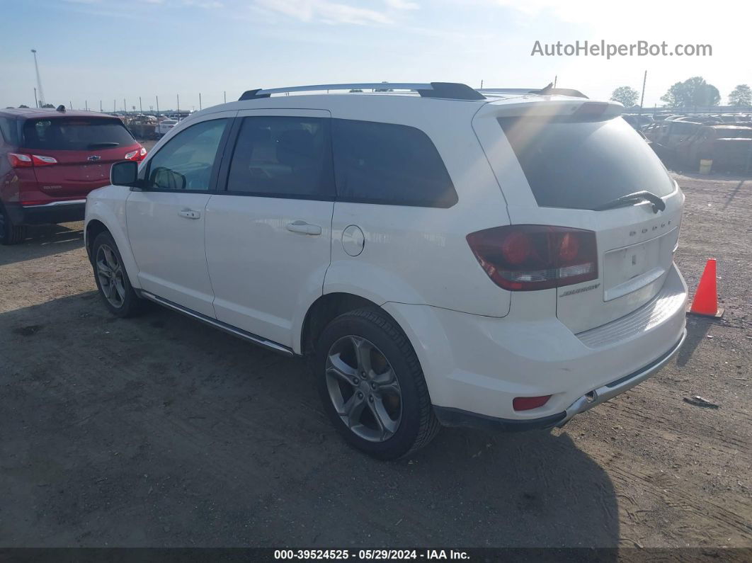 2016 Dodge Journey Crossroad White vin: 3C4PDCGG2GT138532