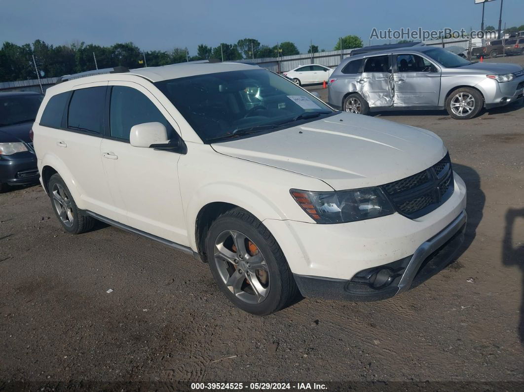 2016 Dodge Journey Crossroad White vin: 3C4PDCGG2GT138532