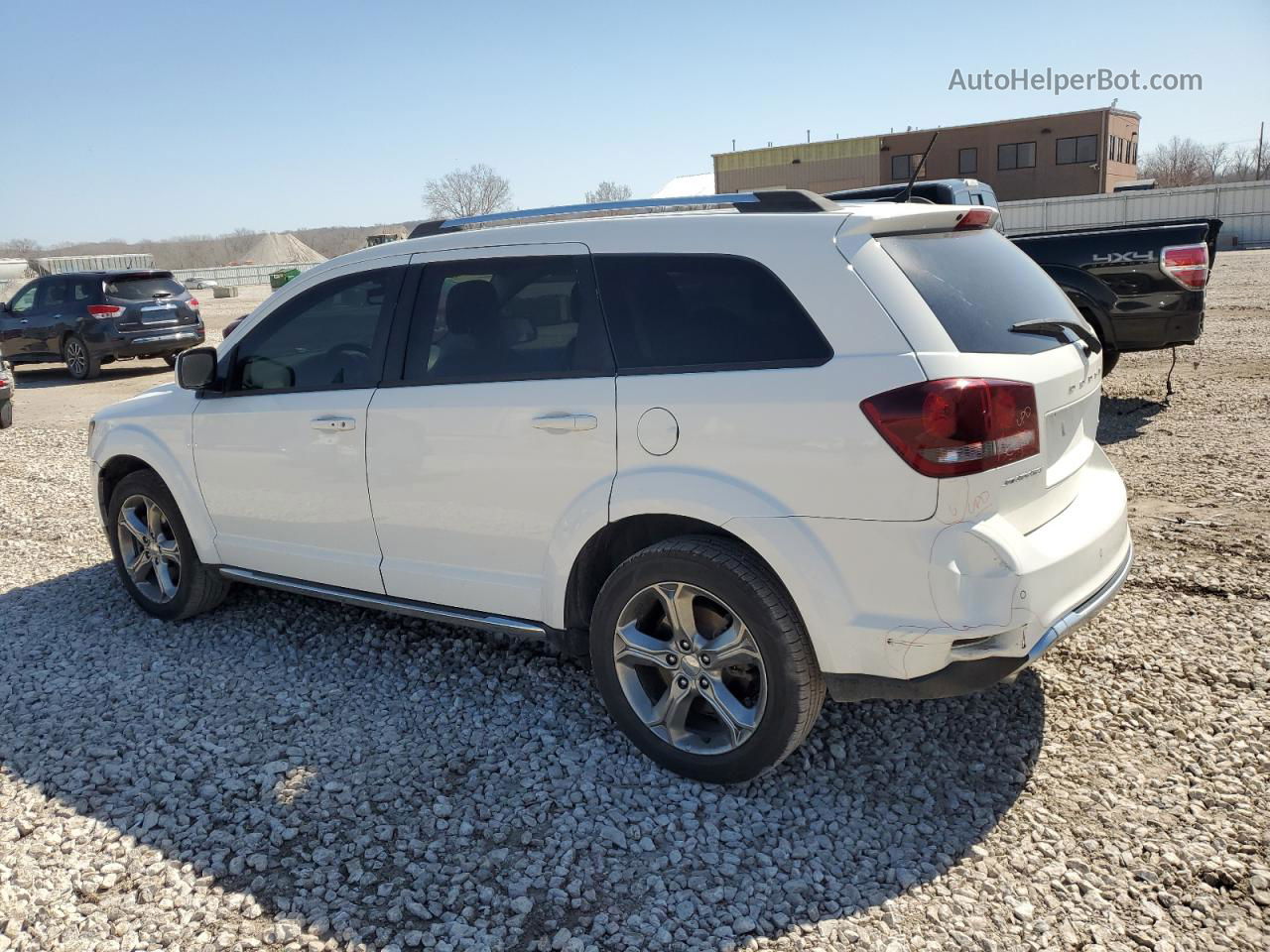 2016 Dodge Journey Crossroad White vin: 3C4PDCGG2GT138711