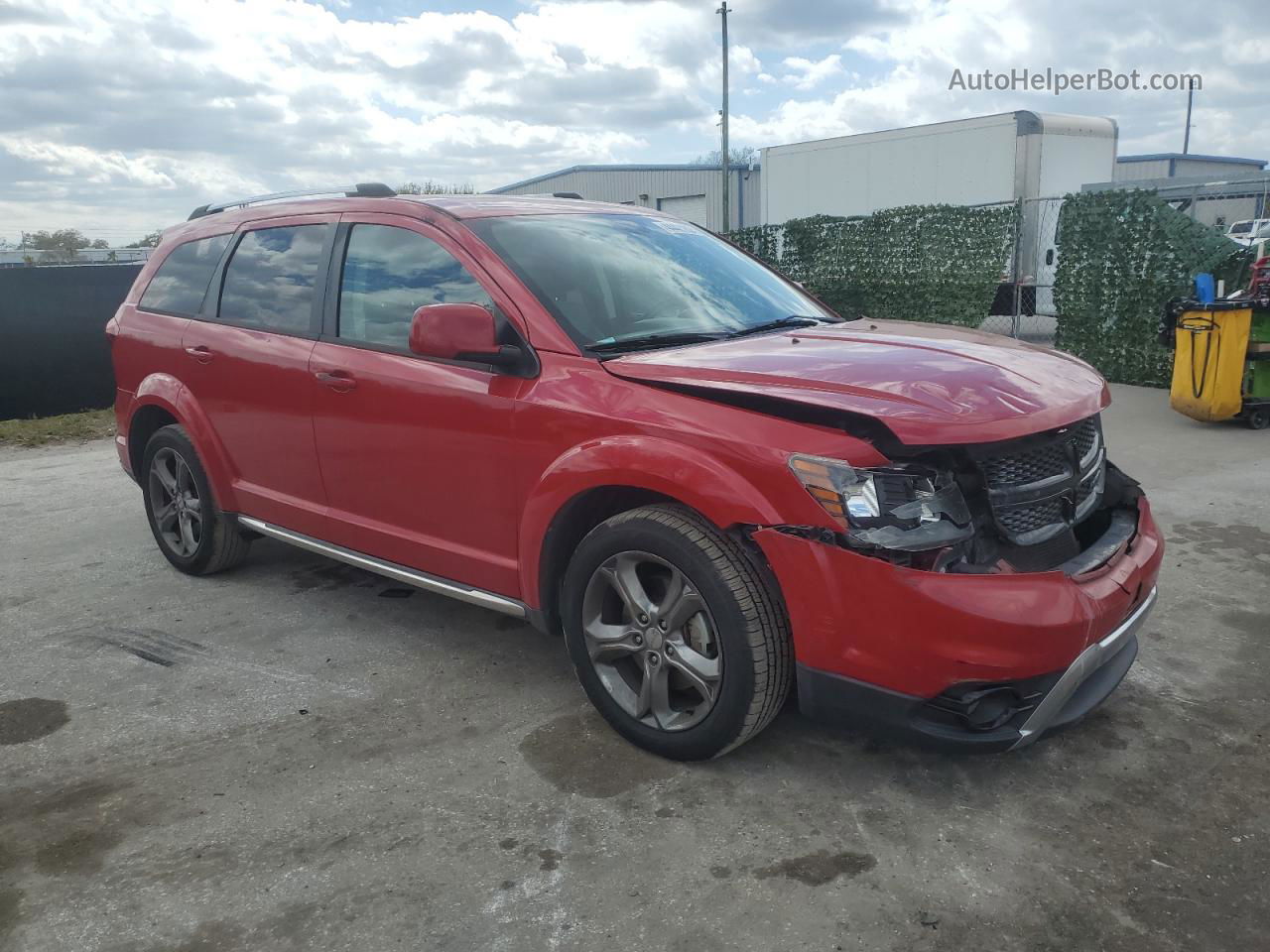 2016 Dodge Journey Crossroad Красный vin: 3C4PDCGG2GT219854