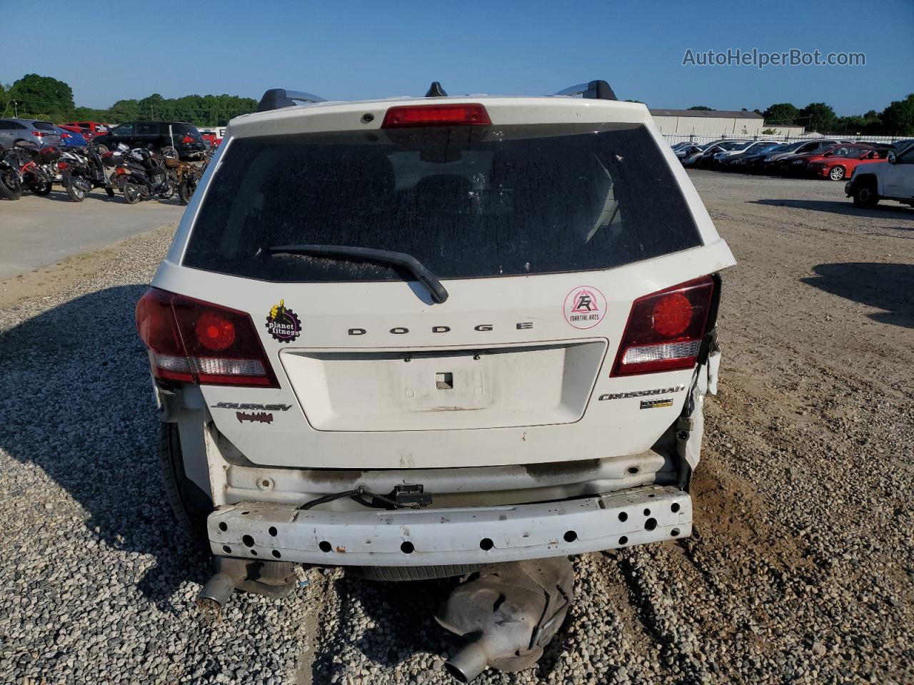 2017 Dodge Journey Crossroad White vin: 3C4PDCGG2HT556655