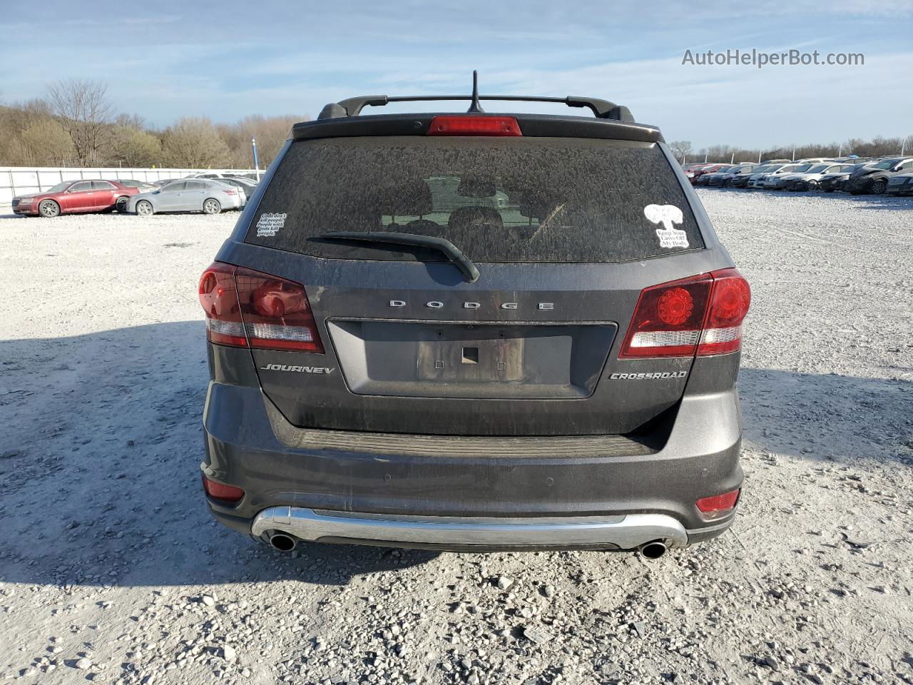 2017 Dodge Journey Crossroad Charcoal vin: 3C4PDCGG2HT605577