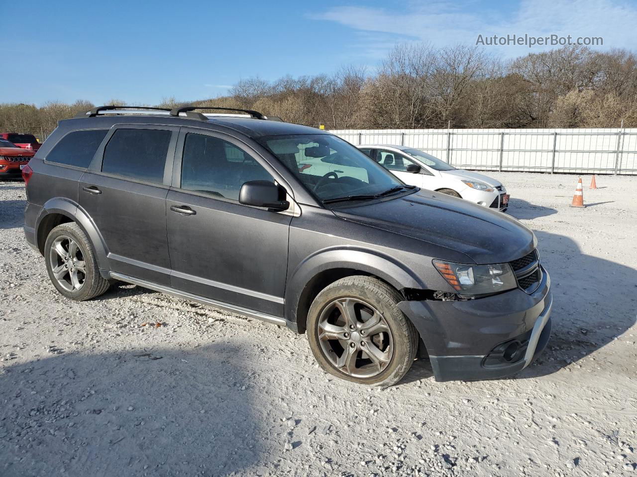 2017 Dodge Journey Crossroad Charcoal vin: 3C4PDCGG2HT605577