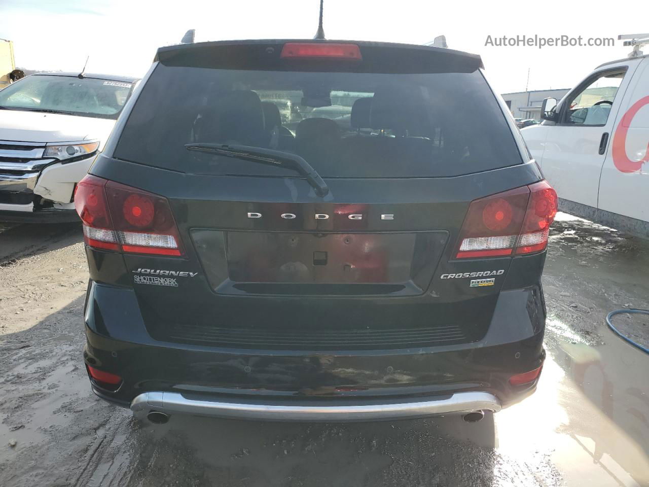 2017 Dodge Journey Crossroad Black vin: 3C4PDCGG2HT670588