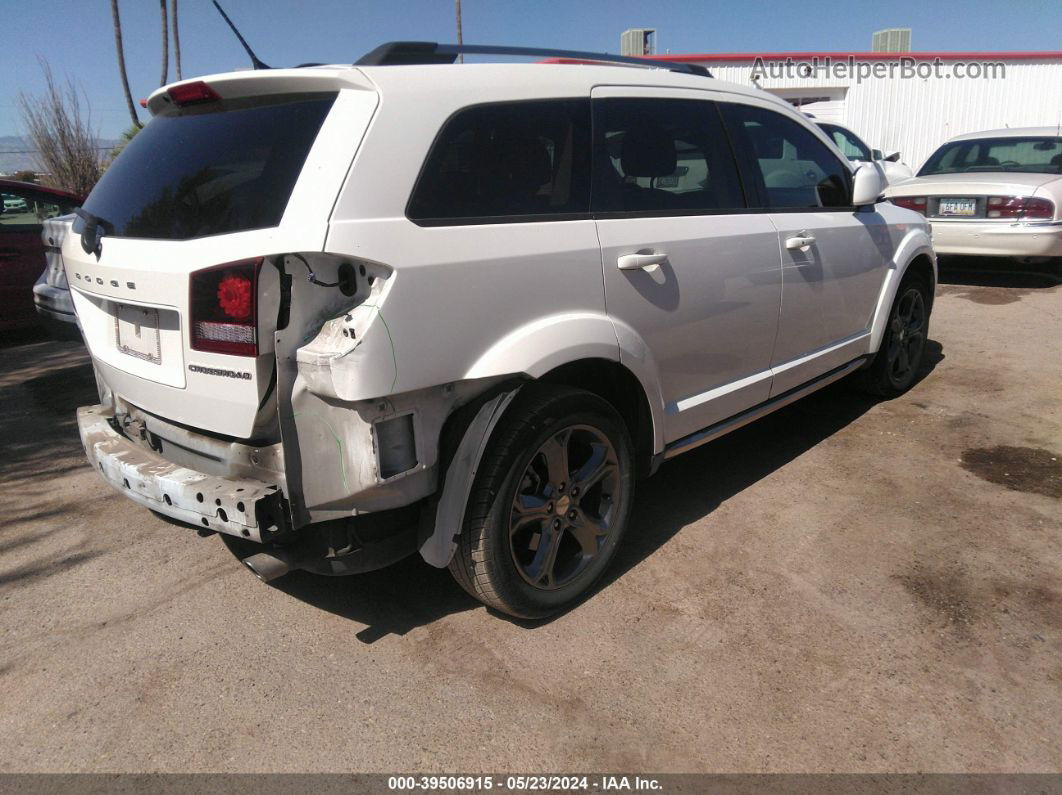 2014 Dodge Journey Crossroad White vin: 3C4PDCGG3ET276433