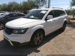 2014 Dodge Journey Crossroad White vin: 3C4PDCGG3ET276433