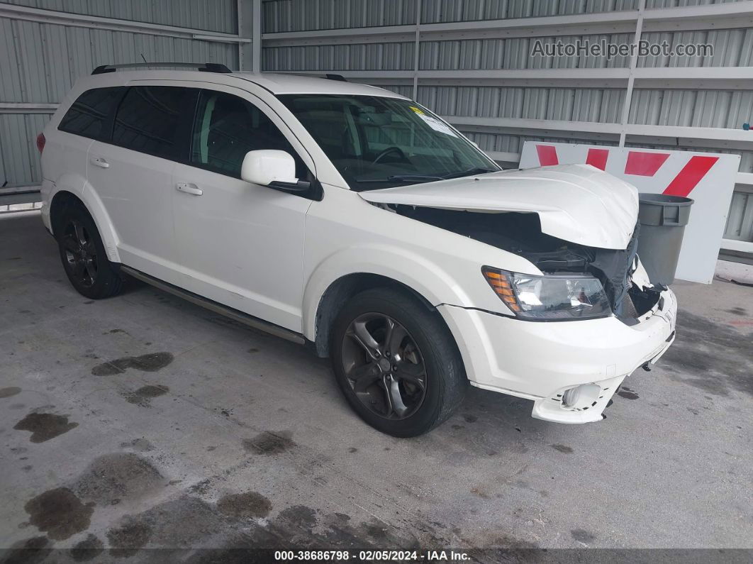 2014 Dodge Journey Crossroad Белый vin: 3C4PDCGG3ET276772