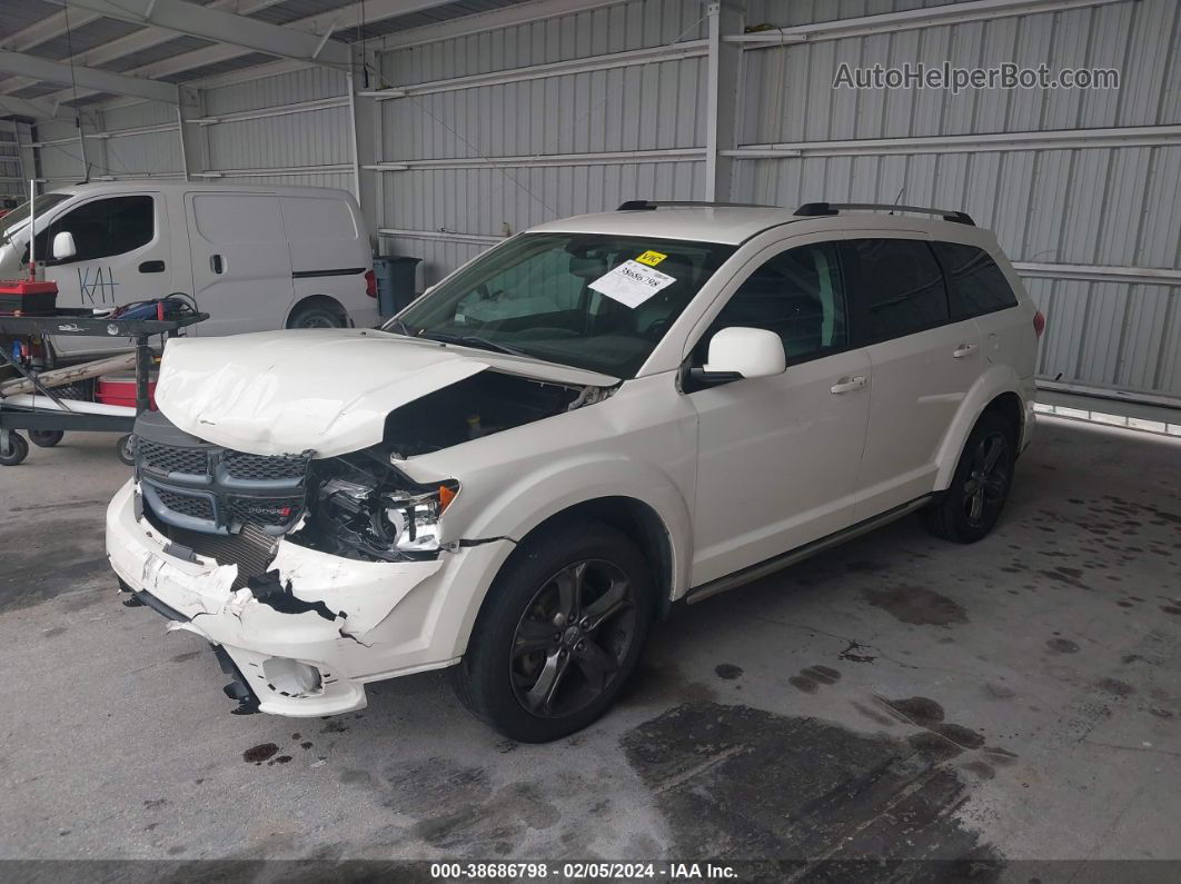 2014 Dodge Journey Crossroad Белый vin: 3C4PDCGG3ET276772