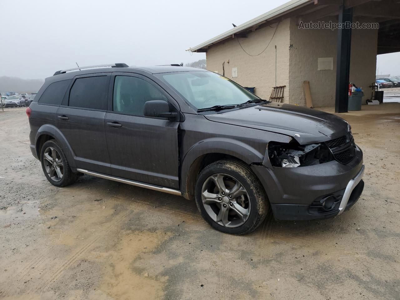 2014 Dodge Journey Crossroad Серый vin: 3C4PDCGG3ET277016