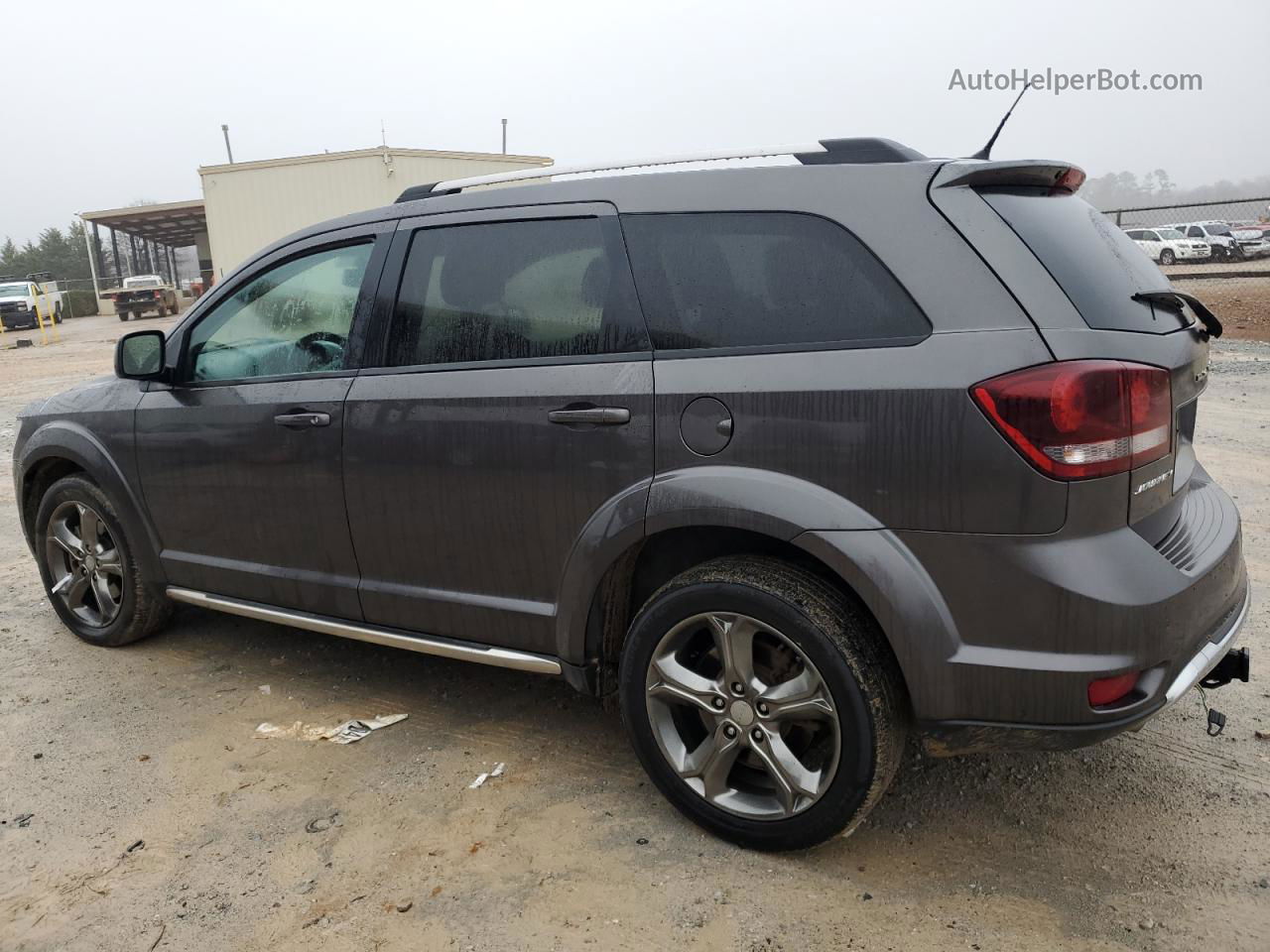 2014 Dodge Journey Crossroad Gray vin: 3C4PDCGG3ET277016