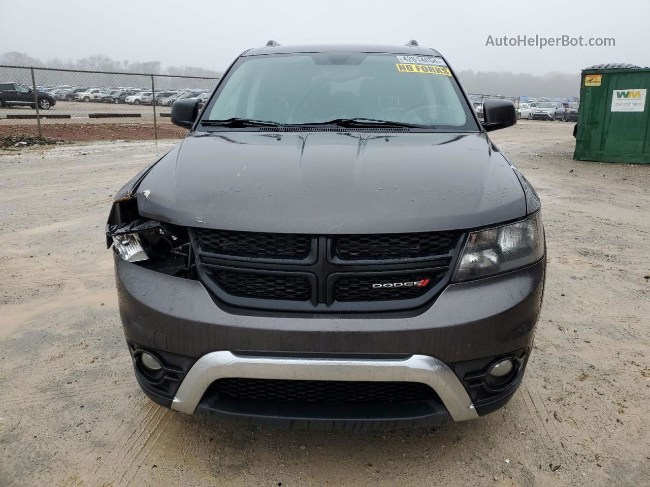 2014 Dodge Journey Crossroad Gray vin: 3C4PDCGG3ET277016