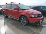 2015 Dodge Journey Crossroad Red vin: 3C4PDCGG3FT682505