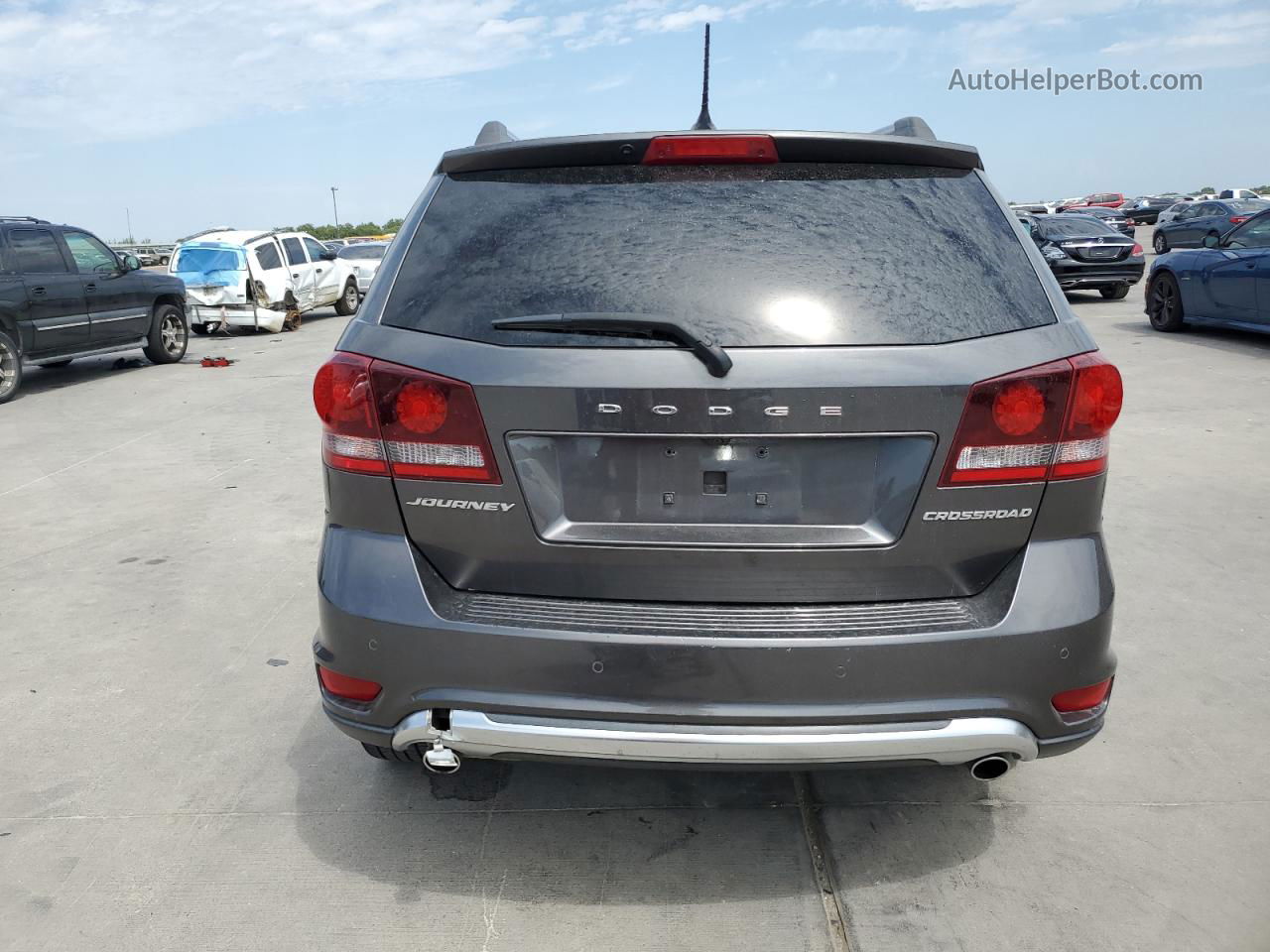 2016 Dodge Journey Crossroad Gray vin: 3C4PDCGG3GT146168