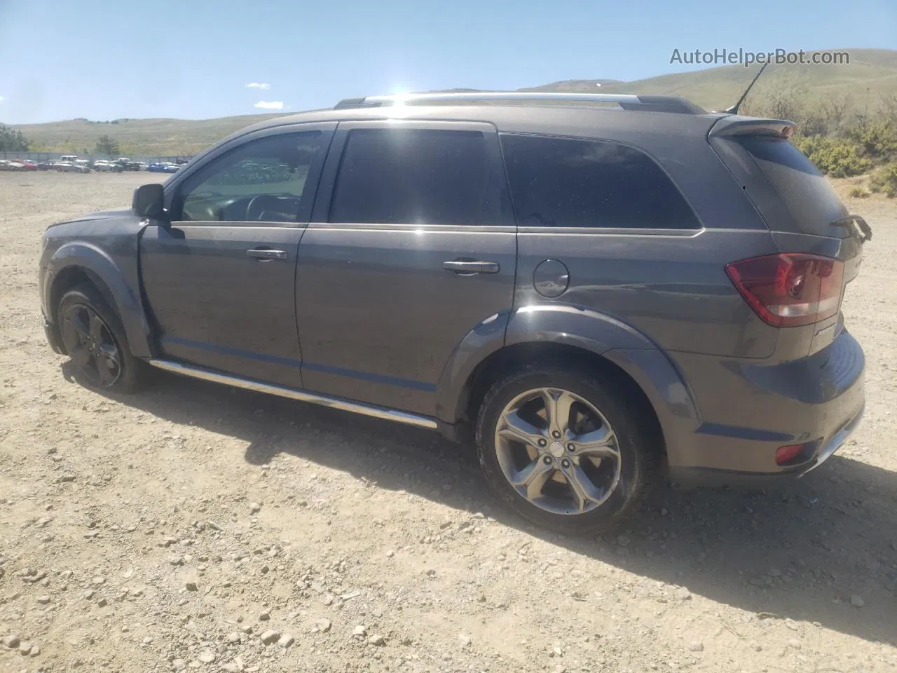 2016 Dodge Journey Crossroad Gray vin: 3C4PDCGG3GT171460