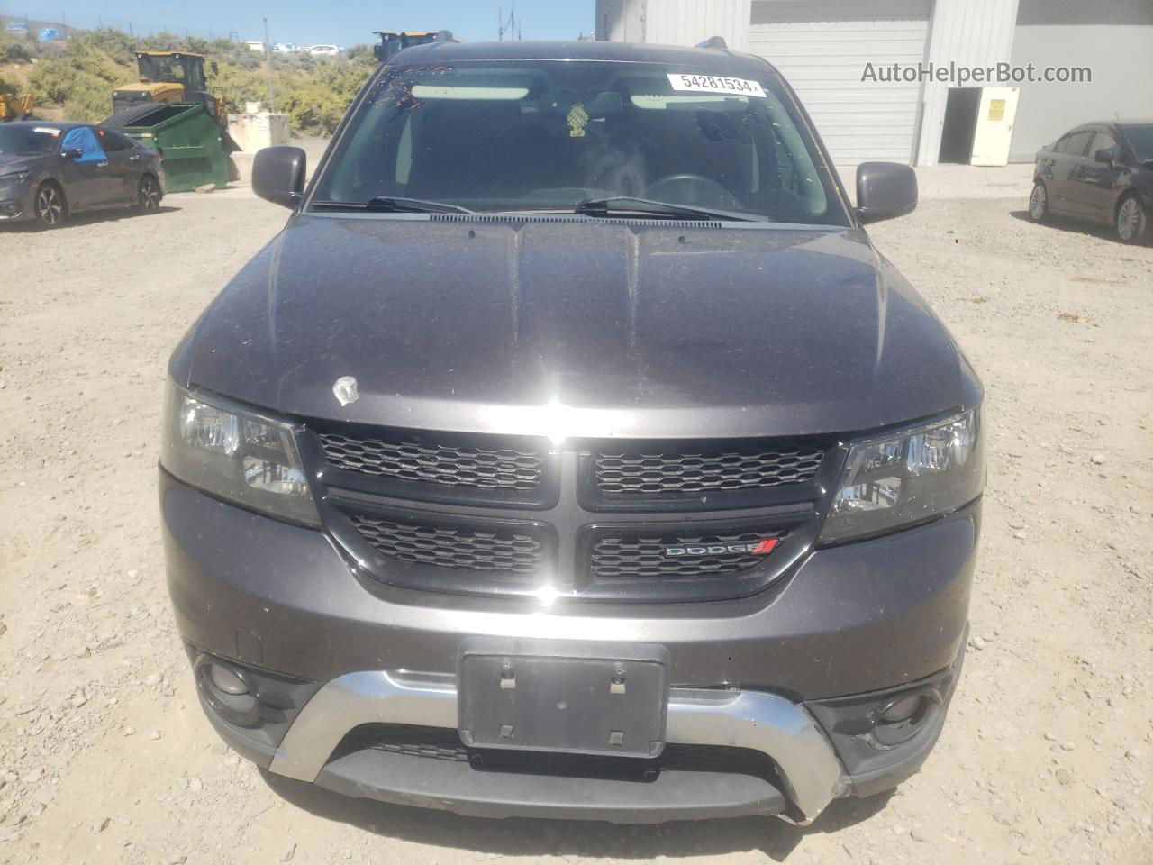 2016 Dodge Journey Crossroad Gray vin: 3C4PDCGG3GT171460