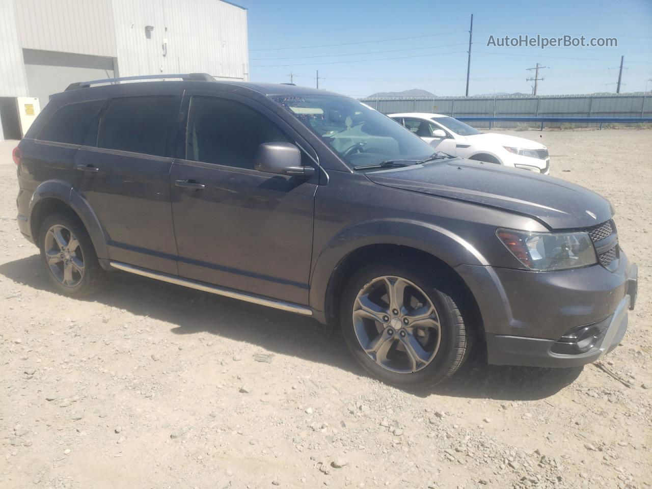 2016 Dodge Journey Crossroad Gray vin: 3C4PDCGG3GT171460