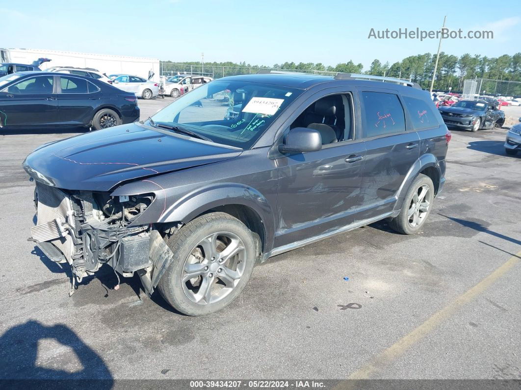 2016 Dodge Journey Crossroad Plus Gray vin: 3C4PDCGG3GT203159