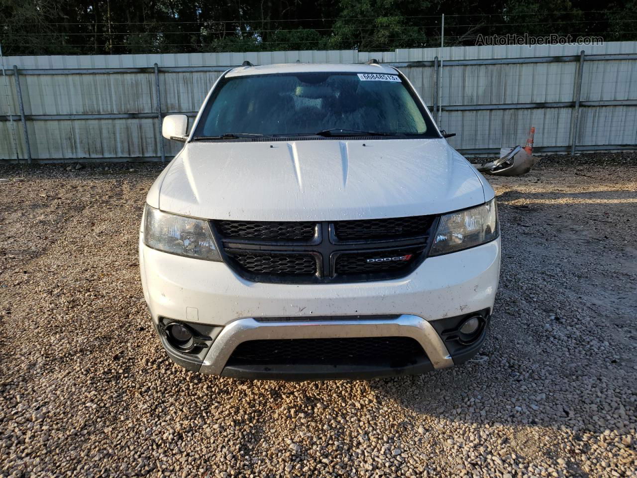 2017 Dodge Journey Crossroad White vin: 3C4PDCGG3HT576462