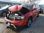 2017 Dodge Journey Crossroad Red vin: 3C4PDCGG3HT606561