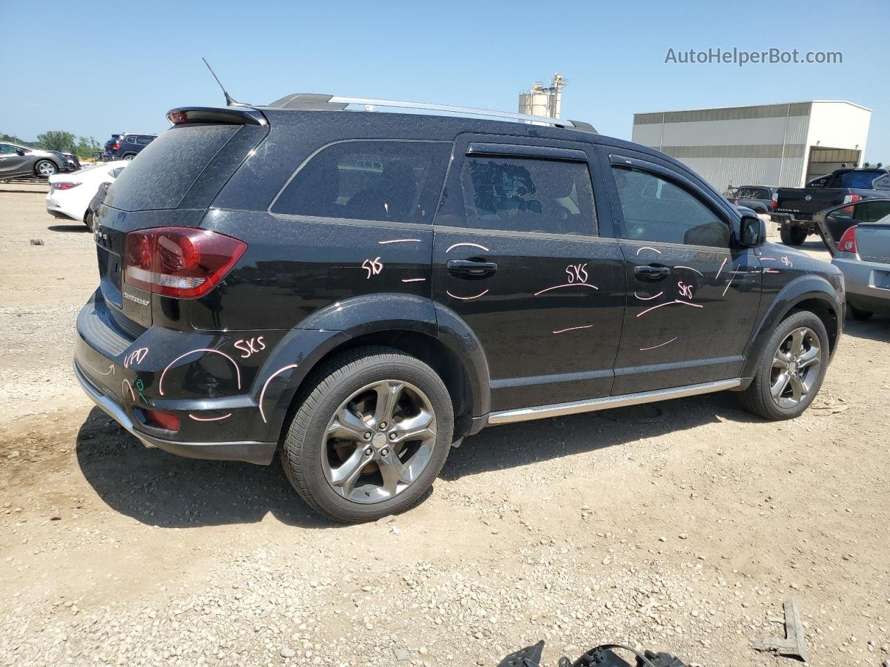 2015 Dodge Journey Crossroad Black vin: 3C4PDCGG4FT517496