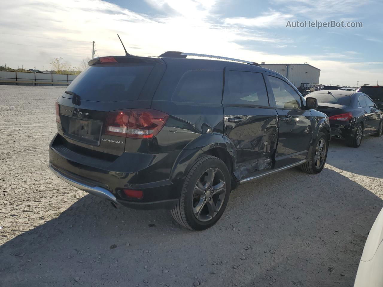 2015 Dodge Journey Crossroad Black vin: 3C4PDCGG5FT510007