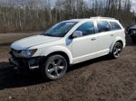 2015 Dodge Journey Crossroad White vin: 3C4PDCGG5FT600354