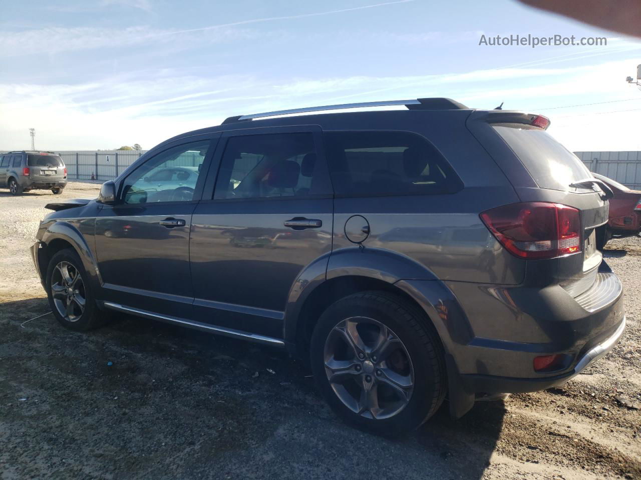 2016 Dodge Journey Crossroad Gray vin: 3C4PDCGG5GT123572