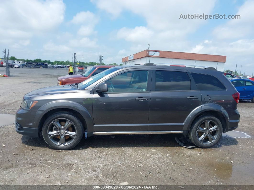 2017 Dodge Journey Crossroad Plus Gray vin: 3C4PDCGG5HT507241