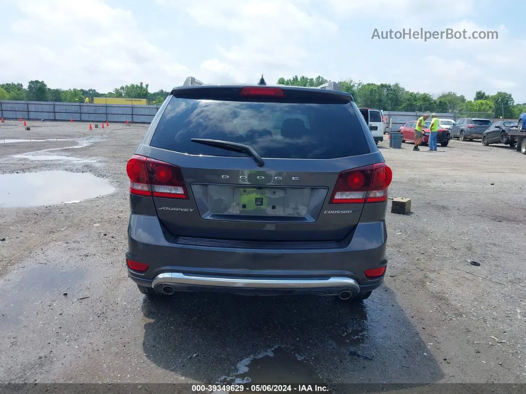 2017 Dodge Journey Crossroad Plus Gray vin: 3C4PDCGG5HT507241