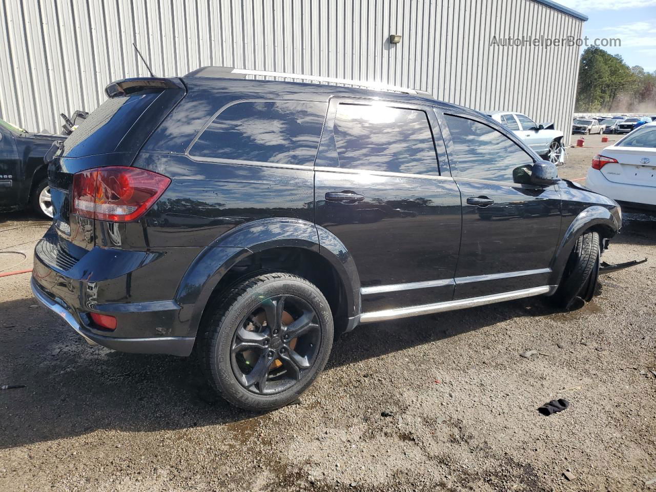 2017 Dodge Journey Crossroad Black vin: 3C4PDCGG5HT510253