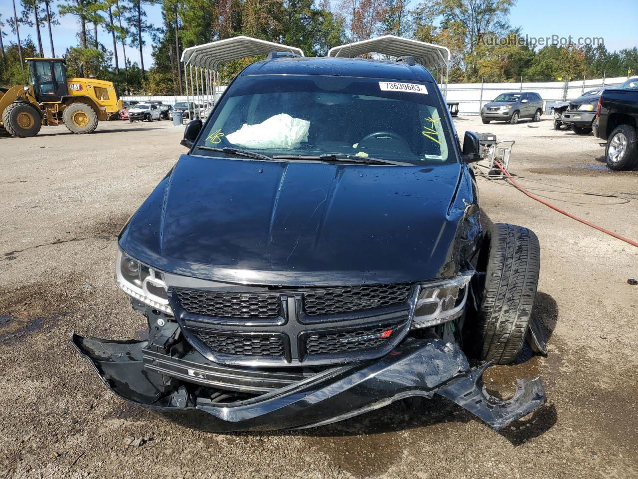 2017 Dodge Journey Crossroad Black vin: 3C4PDCGG5HT510253