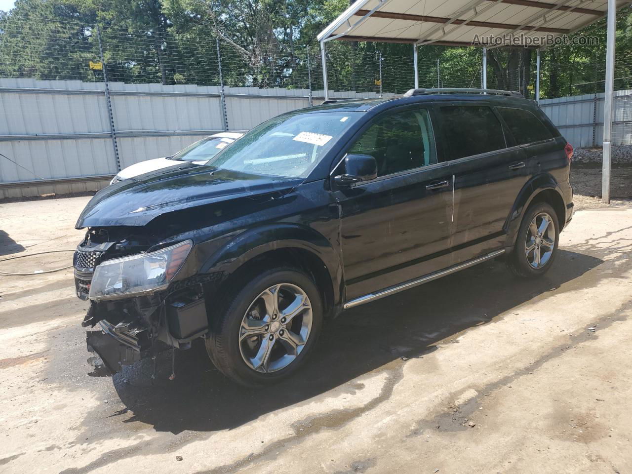 2017 Dodge Journey Crossroad Черный vin: 3C4PDCGG5HT517901