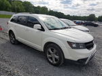 2017 Dodge Journey Crossroad White vin: 3C4PDCGG5HT537078