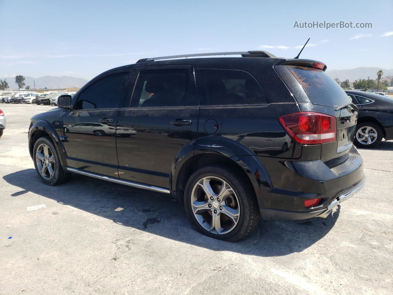 2017 Dodge Journey Crossroad Black vin: 3C4PDCGG5HT571991