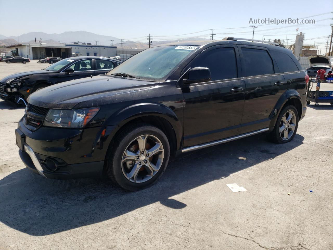 2017 Dodge Journey Crossroad Black vin: 3C4PDCGG5HT571991